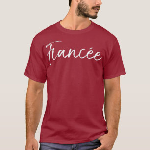 Camiseta Presente Fofo para Mulheres noivos Festa de Noivad