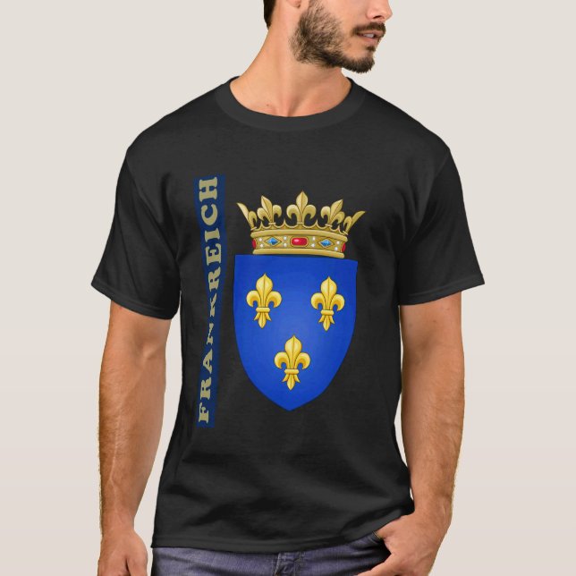 Camiseta Presente França Bandeira Francesa Torre Eiffel Fra (Frente)