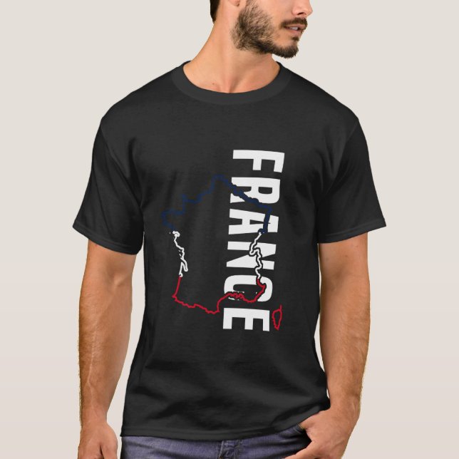 Camiseta Presente França Bandeira Francesa Torre Eiffel Fra (Frente)