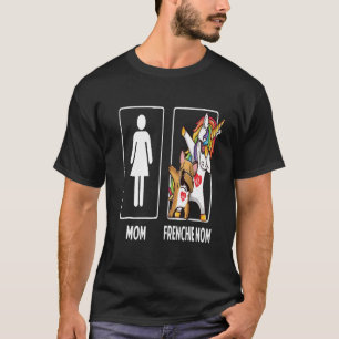 Camiseta Presente francês Mãe Com A Frenchie Mãe Única
