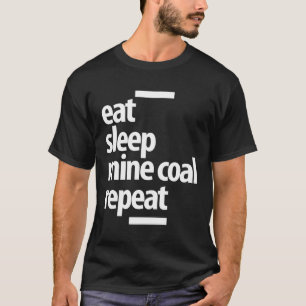 Camiseta Presente Funny Gift Mine Coal Cargo Presente