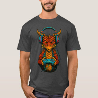 Camiseta Presente Gamer Dragon Gaming