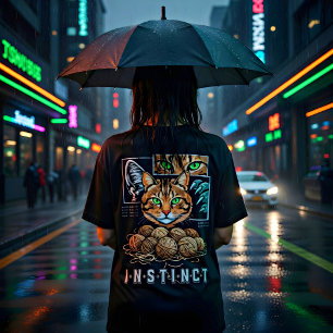 Camiseta Presente Gato Amante de Tricô de Fio