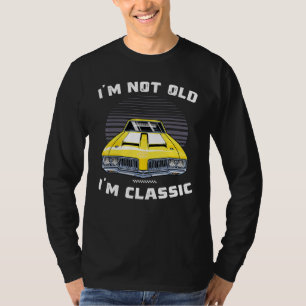 Camiseta Presente gráfico legal de carro clássico engraçado