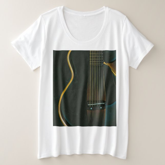Camiseta Presente guitarrista latino (Frente do Design)