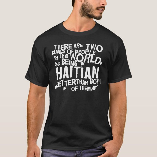 Camiseta Presente haitiano (engraçado) (Frente)