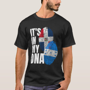 Camiseta Presente Herança Bandeira DNA Mistura Hondurenha e