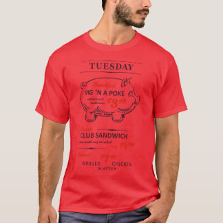 Camiseta Presente Heyuesday Pig N A Poke