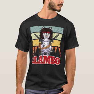 Camiseta Presente Hilário Llambo Militar Llama Comando