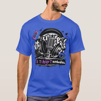 Camiseta Presente HipHop nunca morre para mulheres e homens