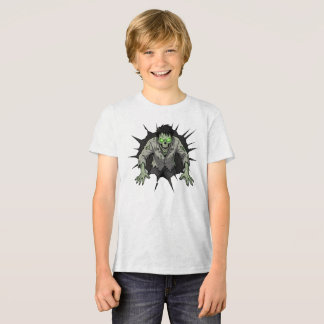 Camiseta Presente Horror Zumbi Derrubando Parede
