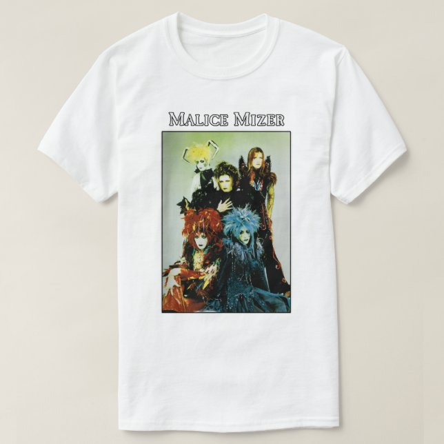 Camiseta Presente Idea malice mizer Excelente Gift (Frente do Design)
