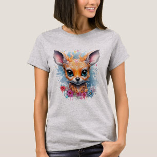 Camiseta Presente ideia corça divertida corça fofa