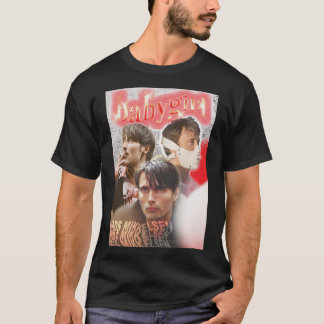 Camiseta Presente Ideia Mads Ator Mikkelsen Funny Gift