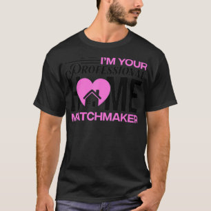 Camiseta Presente Imobiliário Engraçado Para Mulheres Profi