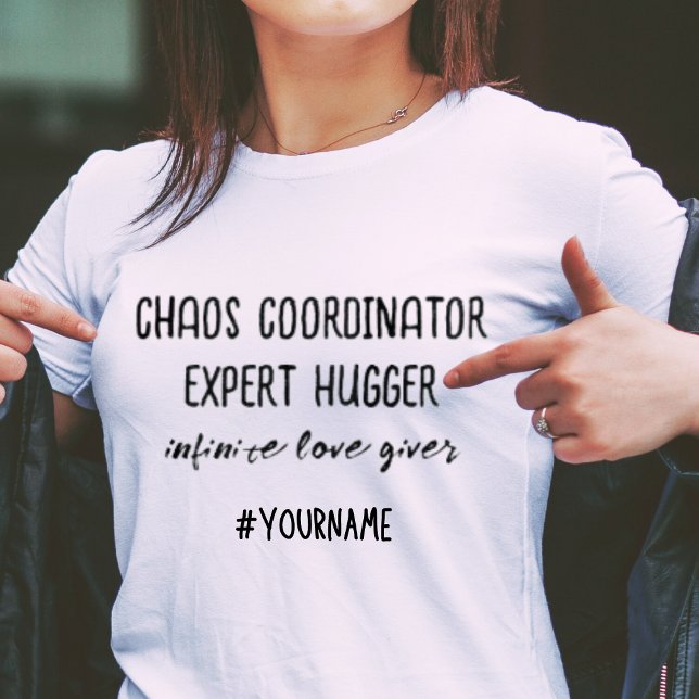 Camiseta Presente infinito do Dia de as mães de Gota de Amo (Add a name and make it yours now!)