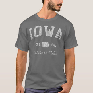 Camiseta Presente Iowa Vintage Sports Design