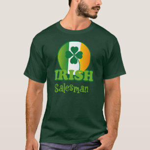 Camiseta Presente irlandês do vendedor