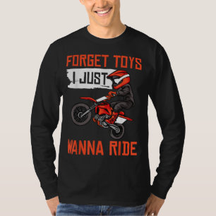 Camiseta Presente legal De Bicicleta Para Meninos Esquece B
