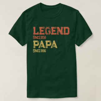 Camiseta Presente lendário do Dia dos Pais para o Papai Vin