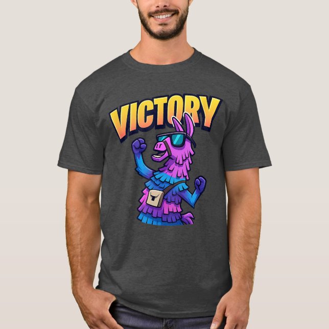 Camiseta Presente Llama de Vitória em Jogos (Frente)