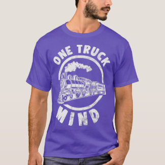 Camiseta Presente mecânico de locomotivas de uma via