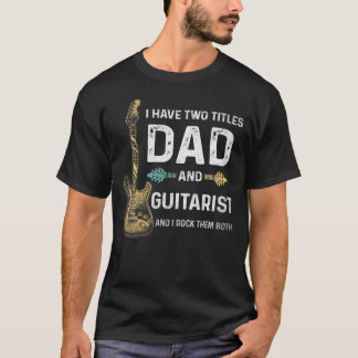 camiseta presente melhor guitarrista pai de todos
