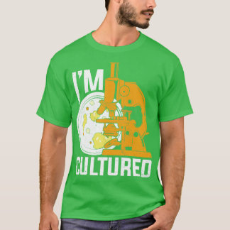 Camiseta Presente Microbiólogo Culturado Microbiologista