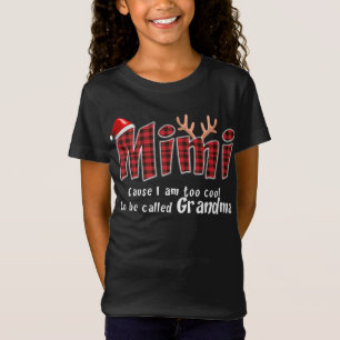Camiseta Presente MimiExcelente De Natal Mimi Vovó Mimi Lo