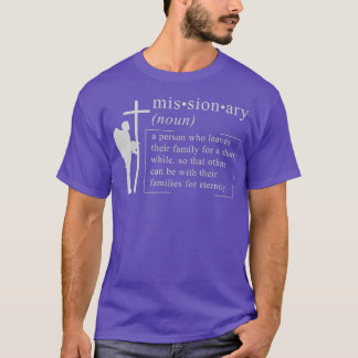 Camiseta Presente MISSIONÁRIO CRISTÃ Mista de Definição Mis