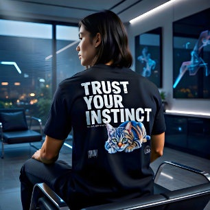 Camiseta Presente Motivacional Confie no Seu Instinto Amant