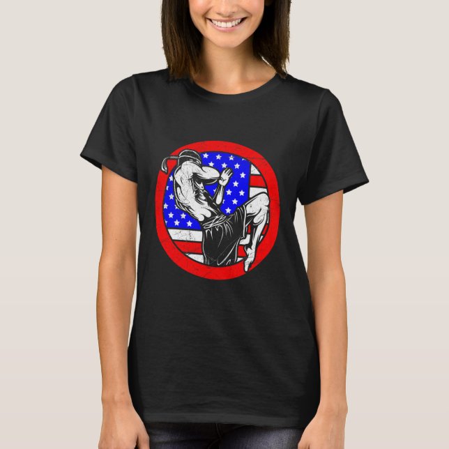 Camiseta Presente Muay Thai - Boxe Tailandesa e Kickboxing  (Frente)