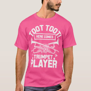 Camiseta Presente Musical do Jogador de Trompete de Trompet