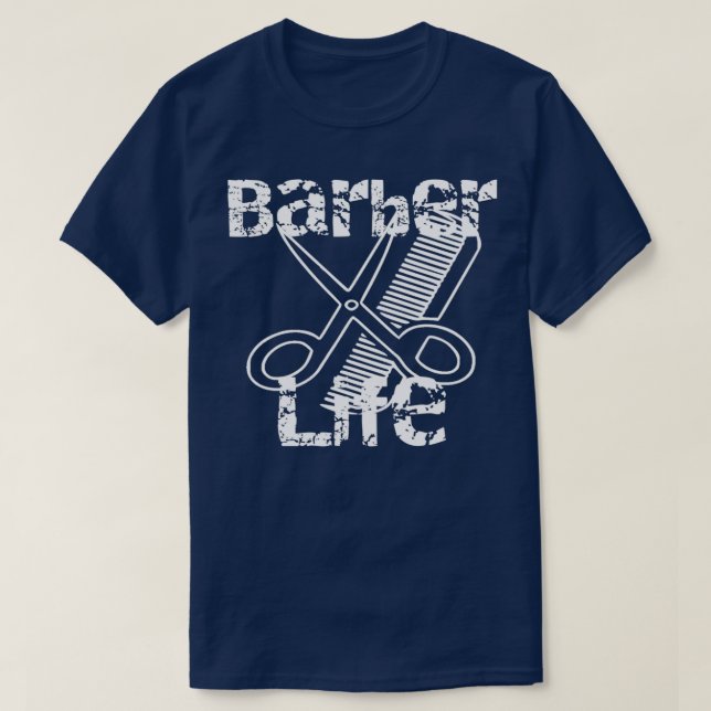 Camiseta Presente na Barber Life Barber School (Frente do Design)