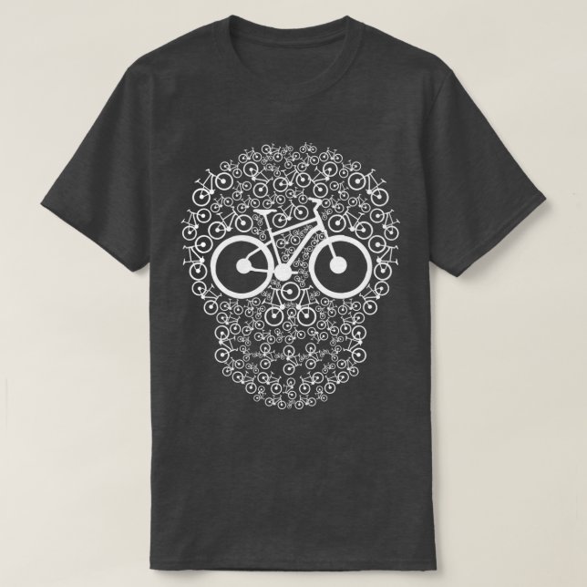 Camiseta Presente na cavidade da bicicleta (Frente do Design)