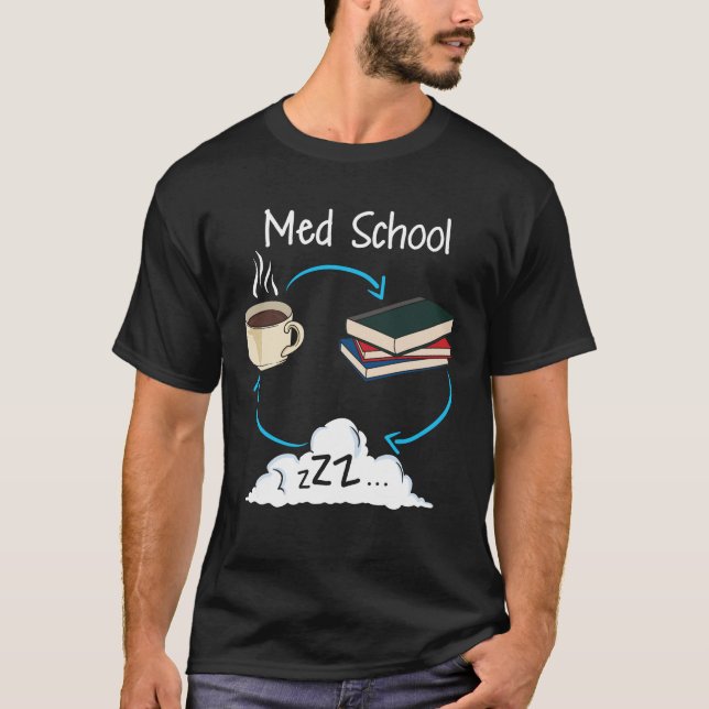 Camiseta Presente na Faculdade de Medicina de Estudantes da (Frente)