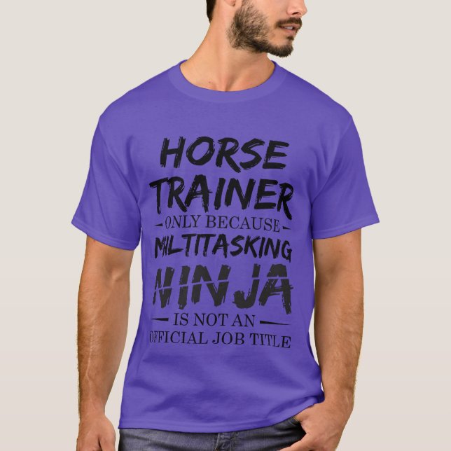 Camiseta presente Ninja Horserainer (Frente)