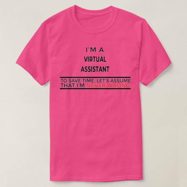 Camiseta Presente no Assistente Virtual para Homens 1 (Frente do Design)