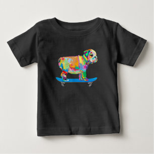 Camiseta Presente no cão Tabuleiro Legal Colorido