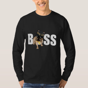 Camiseta Presente no cão Thug Life French Buldog