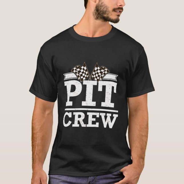 Camiseta Presente no carro de corrida de Design de Design (Frente)