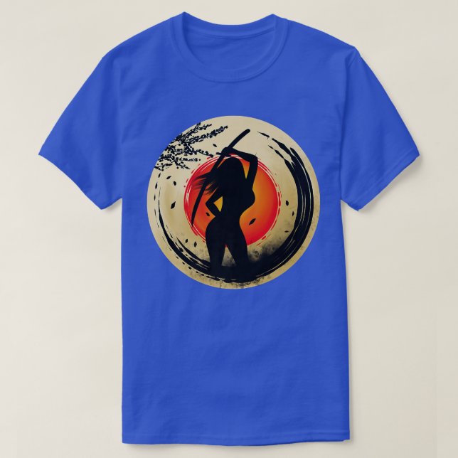 Camiseta Presente no Código Samurai Bushido Japonês  (Frente do Design)