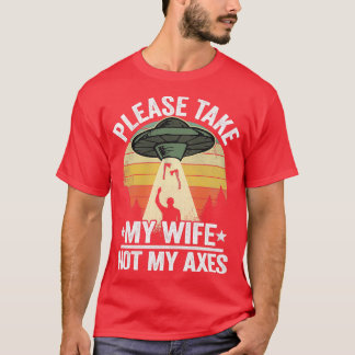 Camiseta Presente no dia 27s do Vintage Ax Throwing Pai Fun