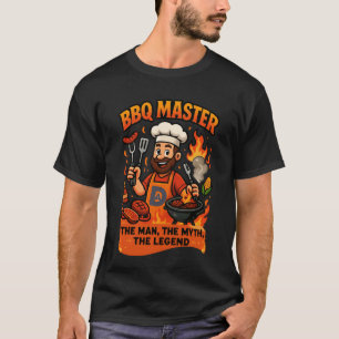 Camiseta Presente no Dia de os pais Engraçado do Pai Mestre