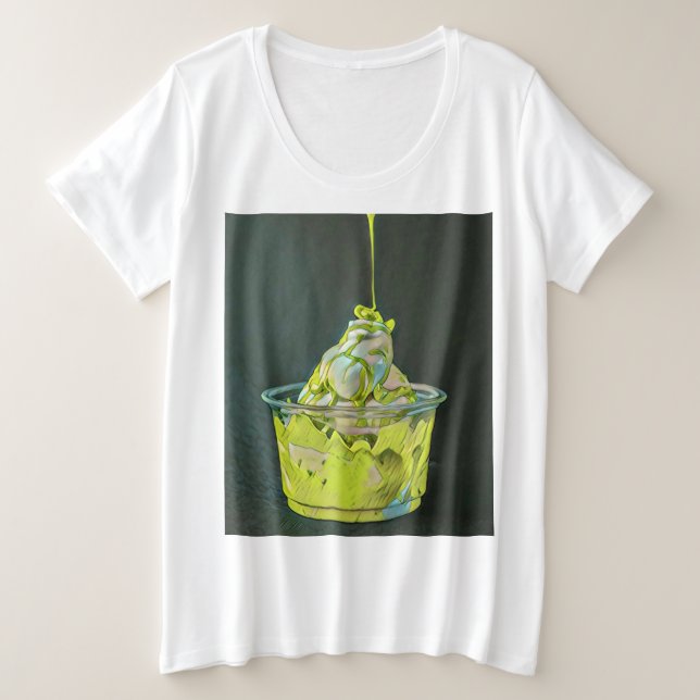 Camiseta Presente no Dia Nacional do Sorvete (Frente do Design)
