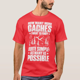 Camiseta Presente no Geocacher Geocache Geocache