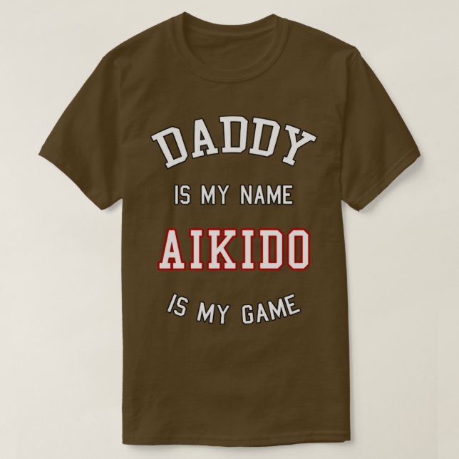Camiseta Presente no Pai Aikido (Frente do Design)