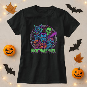 Camiseta Presente no Pesadelo do Retro Horror para Ventilad