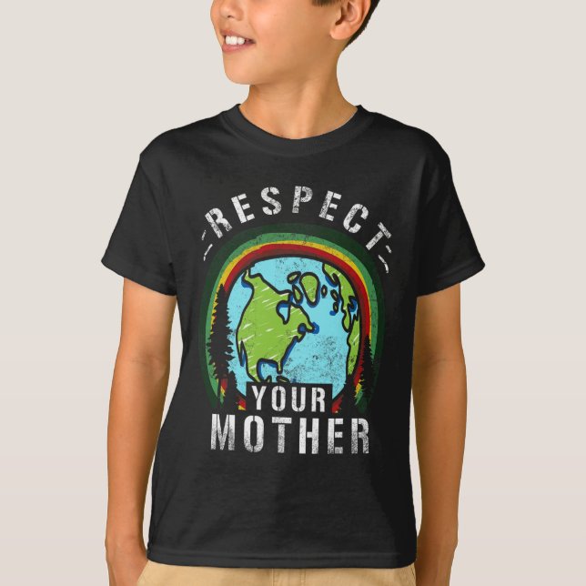 Camiseta Presente no Planeta Terra e Mudanças Climáticas: M (Frente)