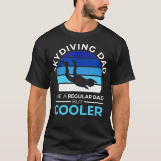 Camiseta Presente no Plano Paraquedas do Skydiver do Pai Sk